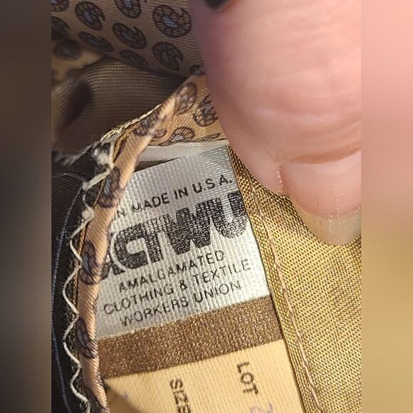 Vintage Union Made I.Magnin 70s All-over Paisley 100% Silk Sport Coat | 42 Long - Picture 9 of 10